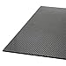 ReliaBot 3K Full Carbon Fiber Sheet 100mm x 250mm x 1mm Plain Weave Panel Plate Thickness 1mm (Glossy Surface)