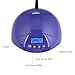 CO-Z 50W LED UV Nail Dryer Lamp Super Quick Curing with LCD Display Manicure Salon Tool for Gel Nail Polish with Infrared Sensor(Purple)