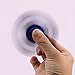 UNI-Novelty Tri-Spinner Fidget Toy Hybrid Ceramic Bearing Stress Reducer for ADD, ADHD, Anxiety, and Autism Adult Children with EVA Bag and Cleaning Cloth (Blue)