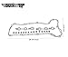 GOHAWKTEQ G10631VG Valve Cover Gasket Set for 325 330 525 530 X3 X5 Z3 Z4 (Replaces# Fel-Pro VS50631R)