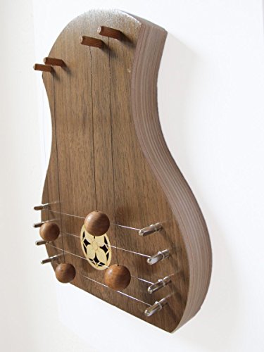 TK O'Brien's Walnut Door Harp with Dogwood Flower