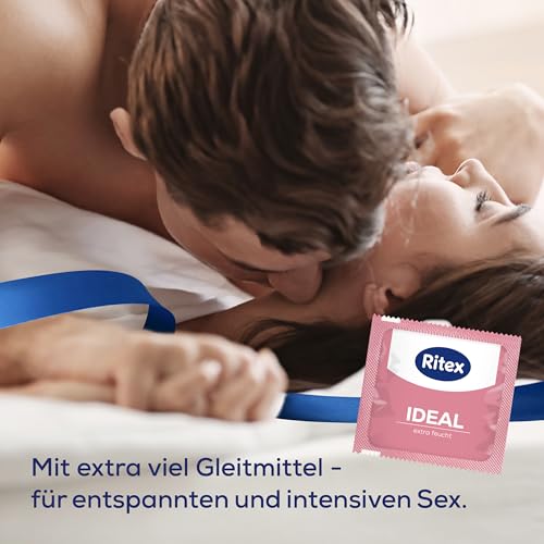 Ritex Ideal Condoms - Extra Moist, Extra Lubricant - Made in Germany 42032 Pack of 20 20