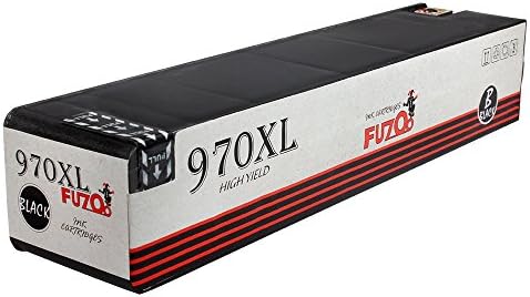 FUZOO High Yield 970XL compatible ink cartridges replacement for HP 970, 1 Black, Compatible with HP Officejet Pro X576dw X476dw X476dn X551dw X451dn X451dw Printer