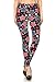 Leggings Depot Women's Ultra Soft Popular Best Patriotic American Fourth of July Printed Fashion Leggings (American Star, One Size (Size 0-12))