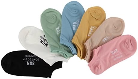 FloraKoh Women Cotton Low Cut No Show Animal Fun Ankle Socks (Weekly)