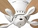 Emerson Ceiling Fans CF905SW Prima Snugger 52-Inch Low Profile Hugger Ceiling Fan With Wall Control, Light Kit Adaptable, Satin White Finish
