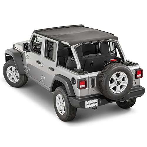 MasterTop Bimini Top Summer Soft Top Fits Jeep Wrangler JLU JL