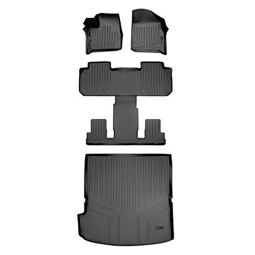 SMARTLINER All Weather Custom Fit 2 Row & Cargo Liner Behind The 2nd Row Floor…