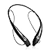 GJT®Hv900 Wireless Bluetooth Stereo Headset Universal Vibration Neck Bluetooth Style Earphone Headphone for iPhone 6 6S 5S, Samsung Galaxy S6 S6 edge, Note 4 3 2 Android Cellphones Enabled Bluetooth Device (BLACK)