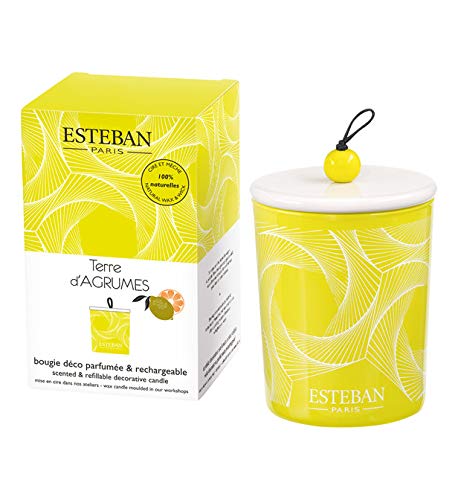 Esteban Paris 170 g Refillable Scented Candle with Ceramic Cap