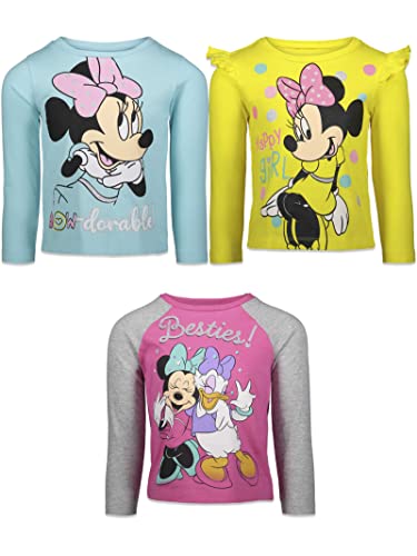 Disney Minnie Mouse Daisy Duck 3 Pack T-Shirts Infant to Big Kid
