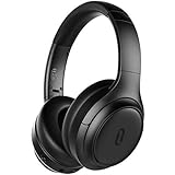 TaoTronics Active Noise Cancelling Headphones, [2019 Upgrade] Wireless Bluetooth Headphones SoundSurge 60 Over Ear Earphones, Hi-Fi Sound Deep Bass, Quick Charge, 30 Hours Playtime for Travel Work TV
