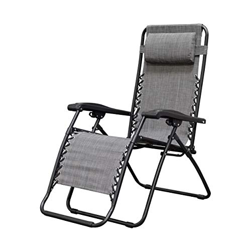 Caravan Sports Infinity Zero Gravity Chair, Grey (Certified Refurbished) - Thumbnail 7
