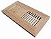 WELLAND 2 Inch X 12 Inch Red Oak Hardwood Vent Floor Register Flush Mount Unfinished