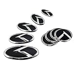 KIA K Logo Optima K5 3D Emblem 7pc FULL SET