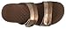 Vionic Women's Orthaheel Technology Women's Shore Slide, Bronze, 7 B(M) US