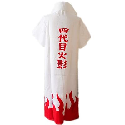 Naruto Yondaime 4th Hokage Cosplay Costume Cloak