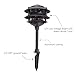 ETOPLIGHTING Oil Rubbed Black Outdoor Landscape Ground Spot Light Patio, Garden, Lawn, Path, Driveway APL1297, 4 Pack