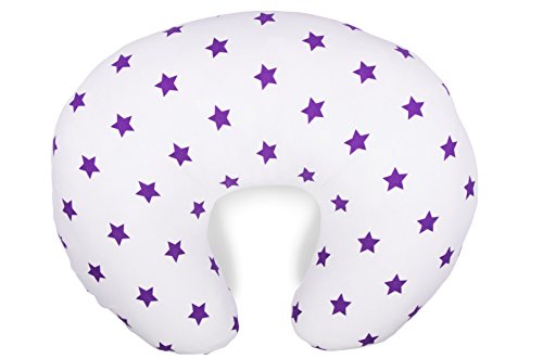Navy Star Print Cotton Cover For The Widgey Nursing Pillow Buy