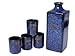 Happy Sales HSSS-DFS08 Japanese Sake Set, Blue