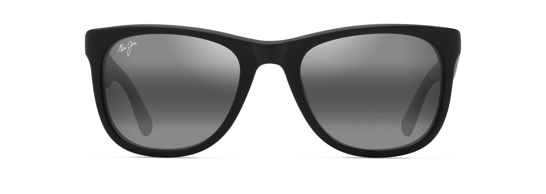 Photo 1 of Maui Jim Kikonia Rectangle Sunglasses, Matte Black/Neutral Grey Polarized, Small