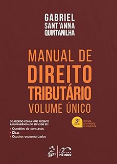 Livro Manual de Direito Tributário - Volume Único