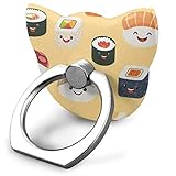 Ring Holder Funny Rolls and Sushi Cat Type Ring Cell Phone Stand Adjustable 360° Rotation Finger Grip Holder for IPad Phone X/6/6s/7/8/8 Plus/7
