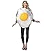 Get Real Fried Egg Costume - One Size - Chest Size 48-52