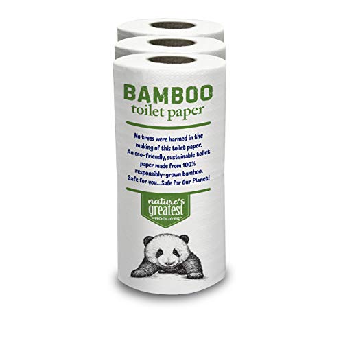 Bamboo Toilet Paper 6Rolls 2Ply Made From TreeFree, 100 Bamboo
