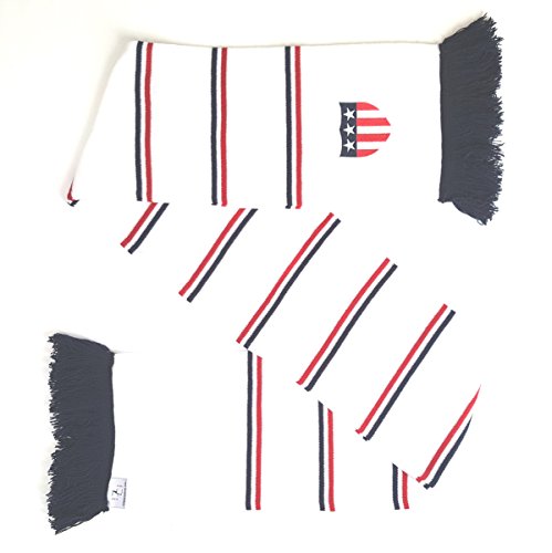 USA Embroidered Soccer Knit Scarf - Matches Current Jersey Colors! - Thumbnail 4