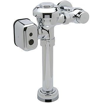 Zurn AquaSense E-Z Flush Plus Urinal Flush Valve - 1.0 GPF, Battery Operated, Chrome, 3/4" Spud, Triple Filter