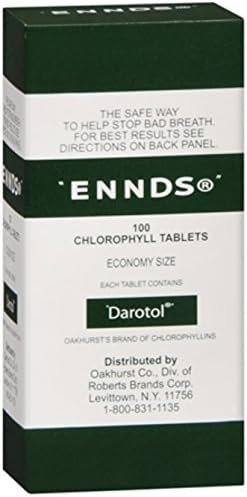 Ennds Chlorophyll Tablets 100 Tablets (Pack of 2) by Ennds