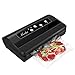 Mooka 96kPa Vacuum Sealer with Built-in Cutter, 10 Sealing Bags (FDA-Certified), 16Liter/min, FRESH UP TO 7x Longer, Dry & Moist Modes, With Up To 60 Consecutive Seals, High-Temperature Resistant