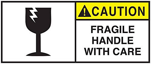 Mr Label Company Caution Fragile Handle With Care Amazon In Industrial Scientific