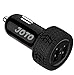 [ USB Car Charger ] JOTO Dual Ports USB Car Charger 4.8A/24W with Smart IC Intelligent High Speed Charging [Wheel Series] - Portable Quick Car Charger compatible with Apple and Android devices (iPhone, iPad, Apple Watch, Samsung Galaxy, Galaxy S6, HTC M9, Nexus, Motorola, Nokia, Sony, MP3, GPS, Bluetooth Speaker and More) Mobile Smartphones and Tablets UNIVERSAL Portable Rapid Travel Charger, 2 Ports Quick USB Car Charger Adapter [Black / Black]