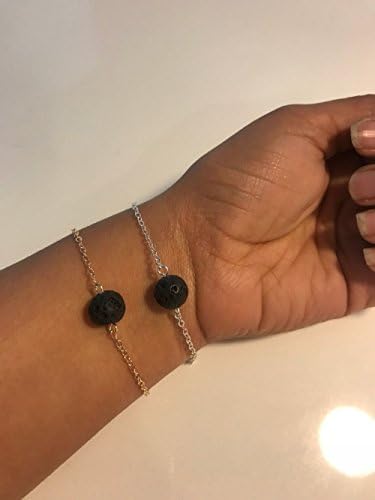 Lava bracelet, lava rock bracelet, lava bead bracelet, aromatherapy bracelet, essential oil bracelet, healing bracelet, anti depression