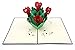 PopLife® Lovely Flowers Pop Up Mother's Day Card - 3D Anniversary, Pop Up Birthday Card, Thank You, Congratulations, Valentine's - for Mom, for Daughter, for Wife, for Grandma