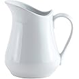 HIC Creamer Pitcher with Handle, Fine White Porcelain, 8-Ounces