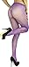 ToBeInStyle Women’s Sexy Vibrant Fine Classic Fishnet Full Footed Pantyhose - Purple - One Size Regular
