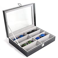 Oureong Sunglasses Storage Box Multi-Function Sunglasses Storage Women