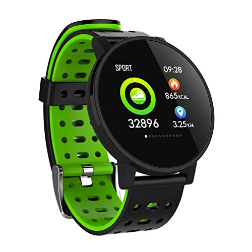 Insaneness IP67 Waterproof Heart Rate Activity Step Calories Smart Watch Bracet for Android for iOS (Green)