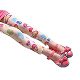 PanDaDa Baby Girls Leggings Pants Small Feet Stretch Footless Cropped 5-12 Year