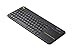 Logitech K400+ Keyboard, UK Wireless Touch, Black, 920-007143 (Wireless Touch, Black)
