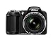 Nikon Coolpix L340 20.2 MP Digital Camera with 28x Optical Zoom and 3.0-Inch LCD (Black) (Certified Refurbished)
