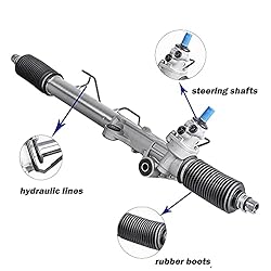 MOSTPLUS Front Power Steering Rack Pinion Assembly