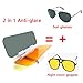 DIFINES Car Sun Visor for Day and Night, Anti-Glare Car Visor Extender, 2 in 1 Automobile Sun Visor Universal Windshield Driving Visor