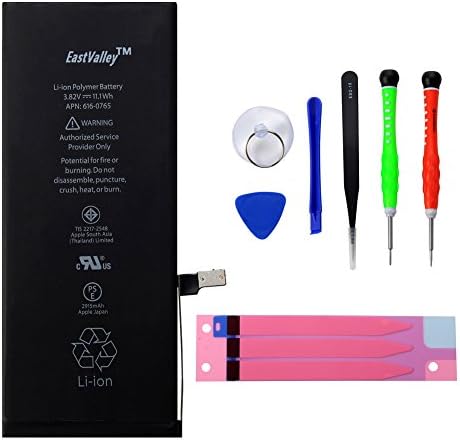 EASTVALLEY iPhone 6S Plus Battery Replacement : New Zero Cycle 3.82V 2750 mAh Li-ion Battery（5.5" Inch Only) - Works with iPhone 6S plus (not 6s/6 plus) Incidental Tools and Instructions
