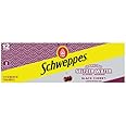 Schweppes Black Cherry Seltzer, 12 fl oz cans, 12 pack