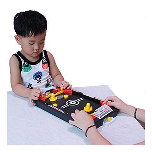 O-Toys Mini Ice Hockey Games Desktop Table Ball Shooting Game Toys for Kids Competition Interactive Score Game Sport Hoop Gift Set 2 Player - Thumbnail 2