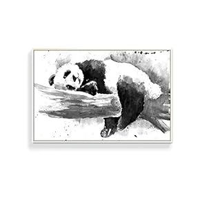 Framed Canvas Wall Art for Living Room, Bedroom Cartoon Animals Canvas Prints for Home Decoration Ready to Hanging - 16x24 inches